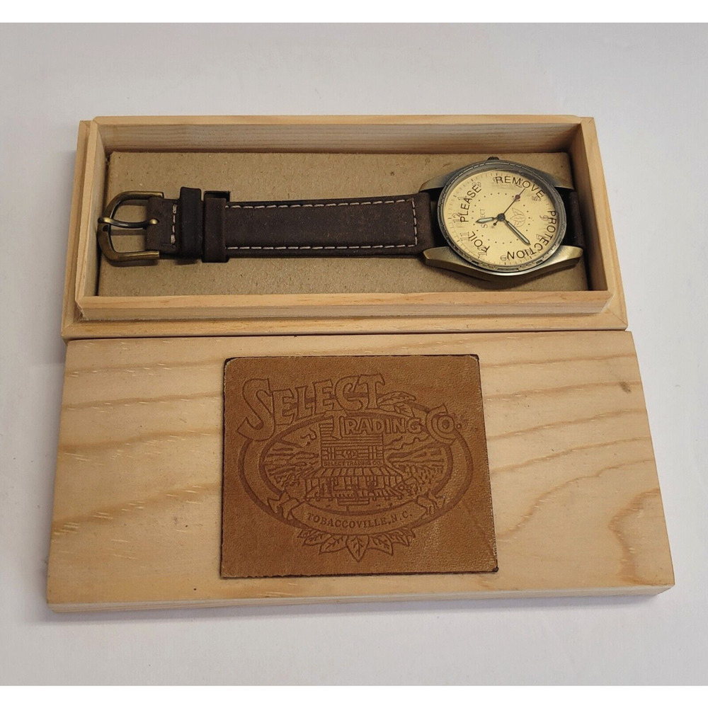 Vintage Select Trading Co Cigarette Watch New In Box NOS 80s/90s